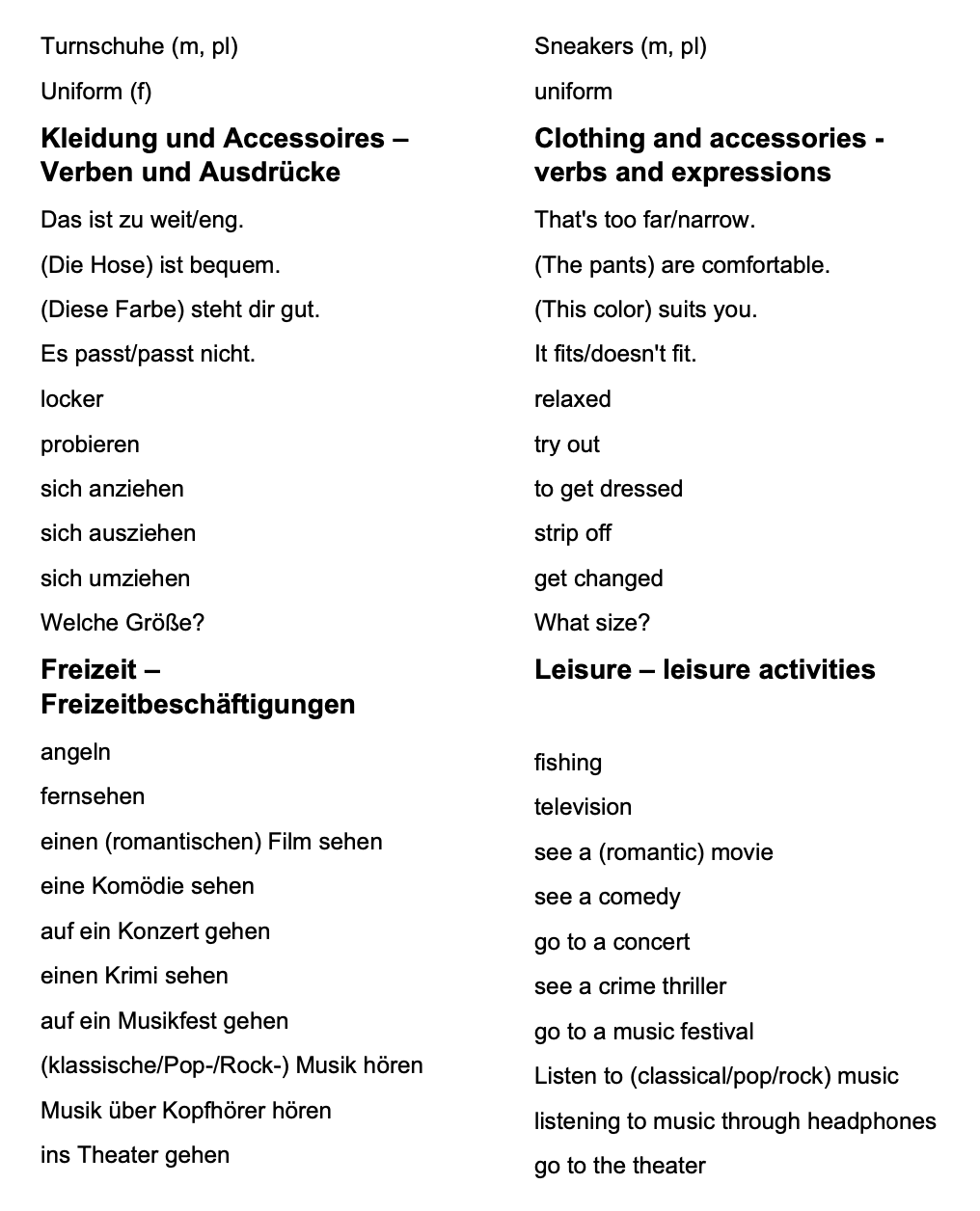 German_Vocabulary